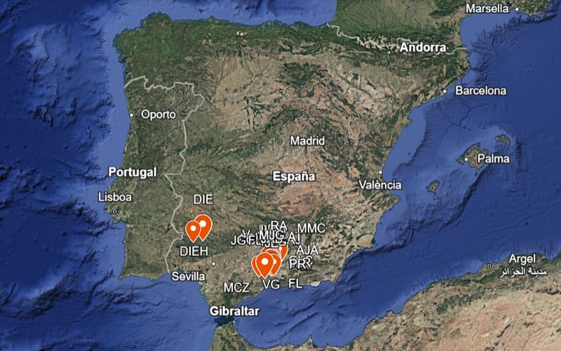 Oveja Lojena - Localizacion - Espana