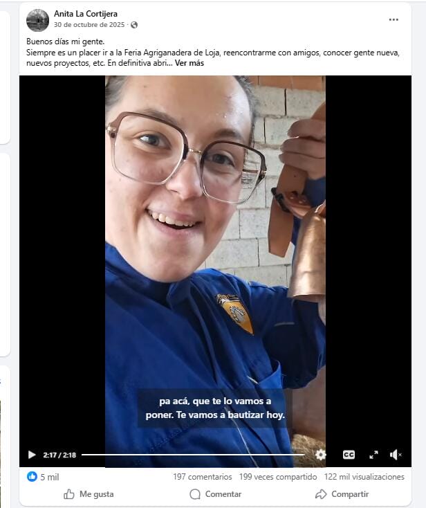 Anita la Cortijera en la XVI Feria Agroganadera de Loja