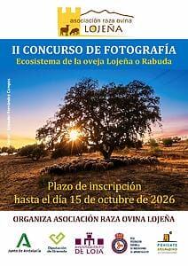 Cartel II Concurso de Fotografía Ecosistema de la oveja Lojeña o Rabuda 2026