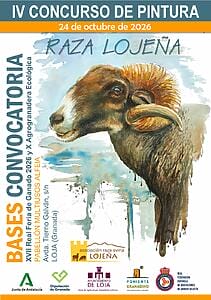 Cartel IV Concurso de Pintura Raza Lojeña 2026